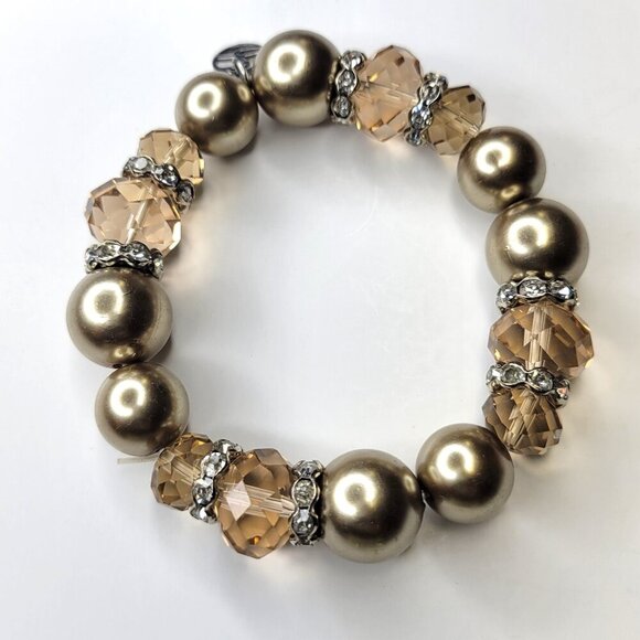 Topaz colored Stretch Bracelet - Picture 1 of 10